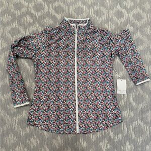Smith & Quinn Floral Zip-Up Activewear Layer